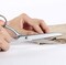 8" Professional Heavy Duty Tailor Fabric Scissors, Dressmaker Sewing Classic Stainless Steel Ultra Sharp Forged Shears, Bent